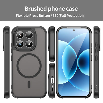 Ovitek MagSafe za Xiaomi 17, Techsuit, HaloFrost II, Črn