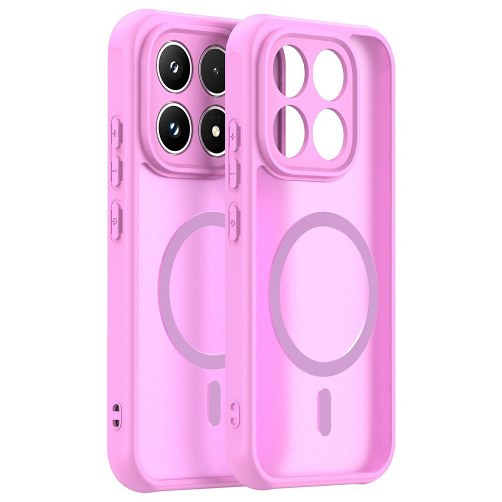 Ovitek MagSafe za Xiaomi 17, Techsuit, HaloFrost II, Roza
