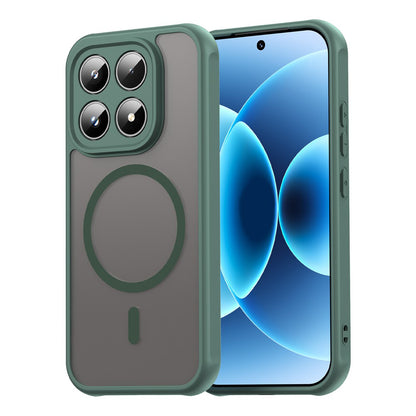 Ovitek MagSafe za Xiaomi 17, Techsuit, HaloFrost II, Zelen