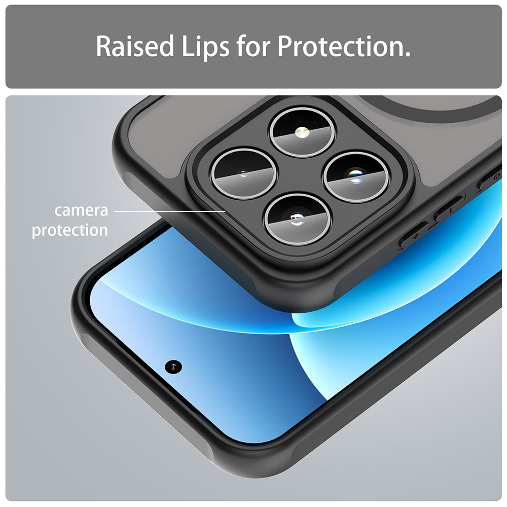 MagSafe Case for Xiaomi 17, Techsuit, HaloFrost II, Light Green