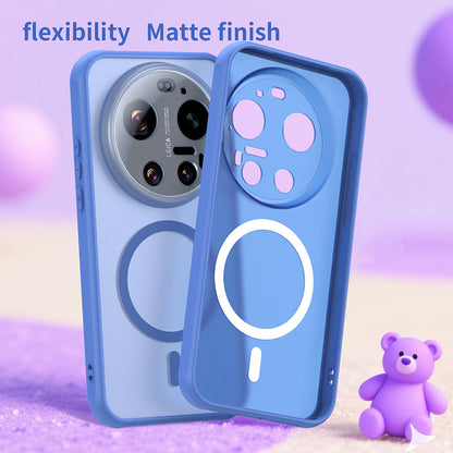 Ovitek MagSafe za Xiaomi 17 Ultra, Techsuit, HaloFrost II, Modra