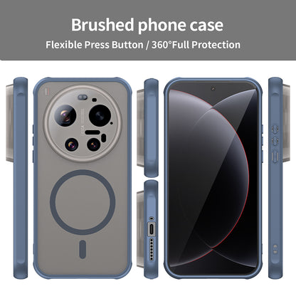 Ovitek MagSafe za Xiaomi 17 Ultra, Techsuit, HaloFrost II, Temno modra