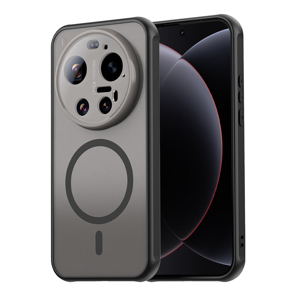 Ovitek MagSafe za Xiaomi 17 Ultra, Techsuit, HaloFrost II, Črn