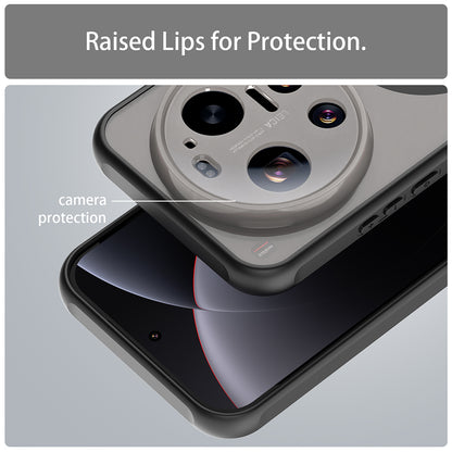 Ovitek MagSafe za Xiaomi 17 Ultra, Techsuit, HaloFrost II, Črn