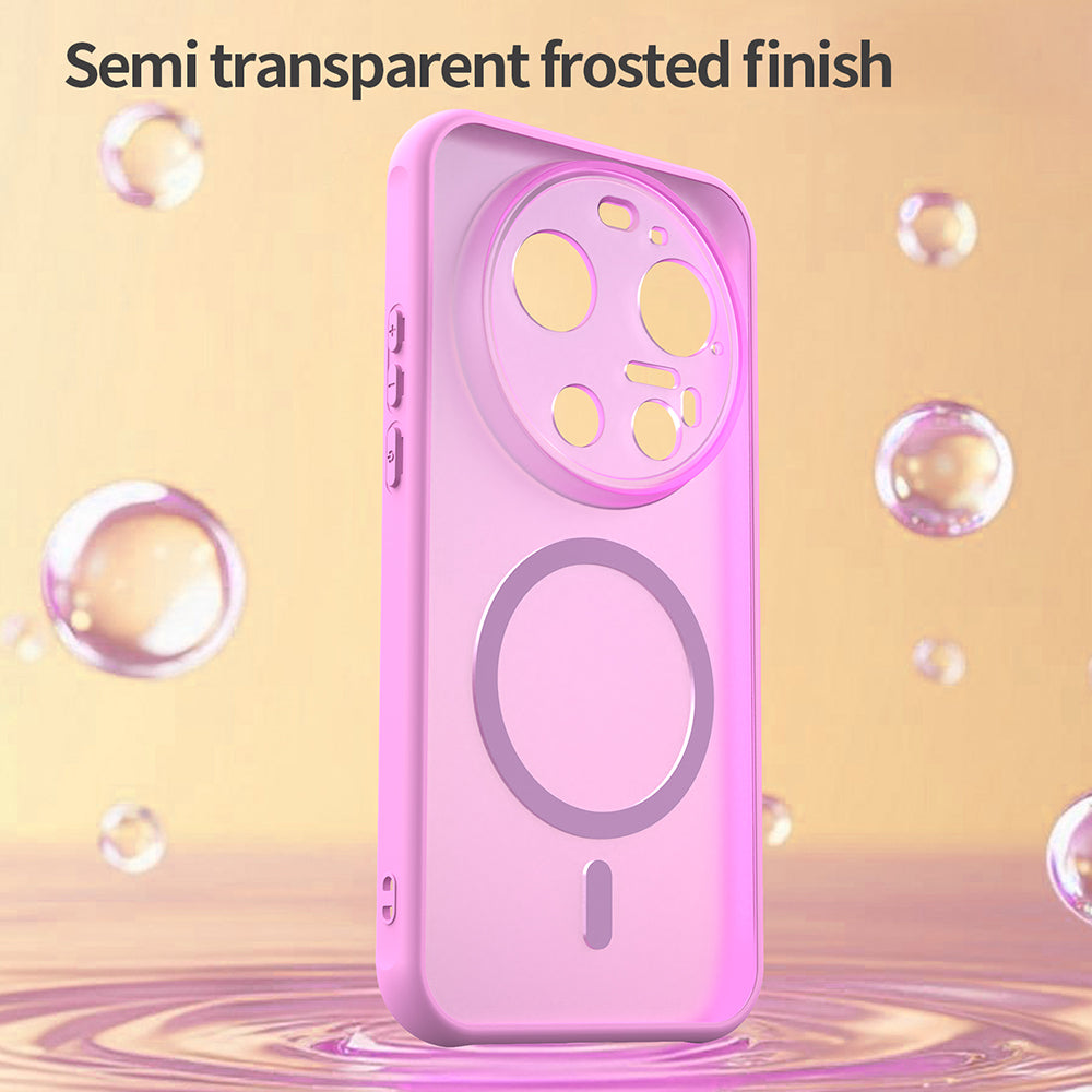 Ovitek MagSafe za Xiaomi 17 Ultra, Techsuit, HaloFrost II, Roza