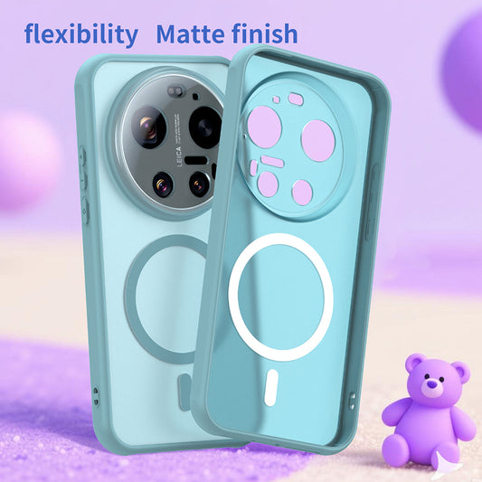 Ovitek MagSafe za Xiaomi 17 Ultra, Techsuit, HaloFrost II, Svetlo zelena
