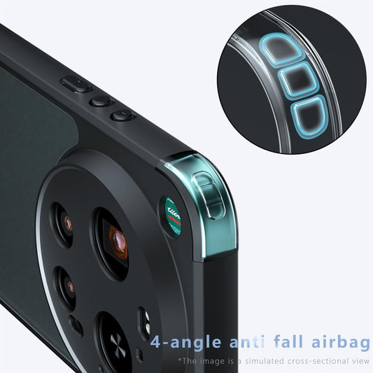 Ovitek MagSafe za Xiaomi 17 Ultra, Techsuit, PureFrost, Satenasto Črn