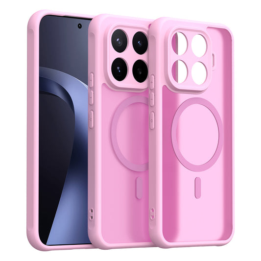 Ovitek MagSafe za Xiaomi 17T Pro, Techsuit, HaloFrost II, roza