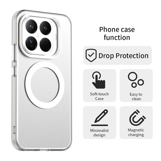 MagSafe ovitek za Xiaomi 17T, Techsuit, CandyCase, bel