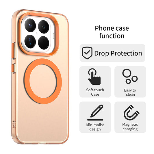MagSafe ovitek za Xiaomi 17T, Techsuit, CandyCase, Oranžen
