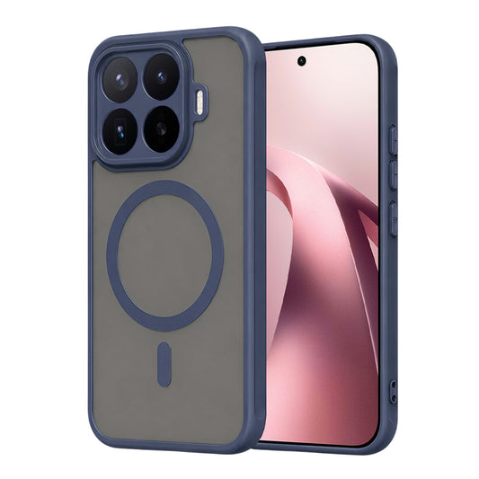 Ovitek MagSafe za Xiaomi 17T, Techsuit, HaloFrost II, Temno modra