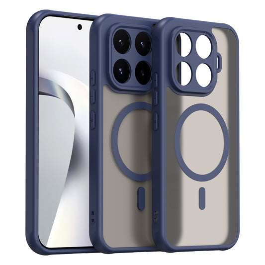 Ovitek MagSafe za Xiaomi 17T, Techsuit, HaloFrost II, Temno modra