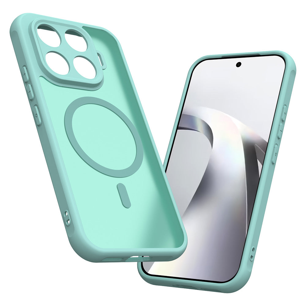 Ovitek MagSafe za Xiaomi 17T, Techsuit, HaloFrost II, Svetlo zelena