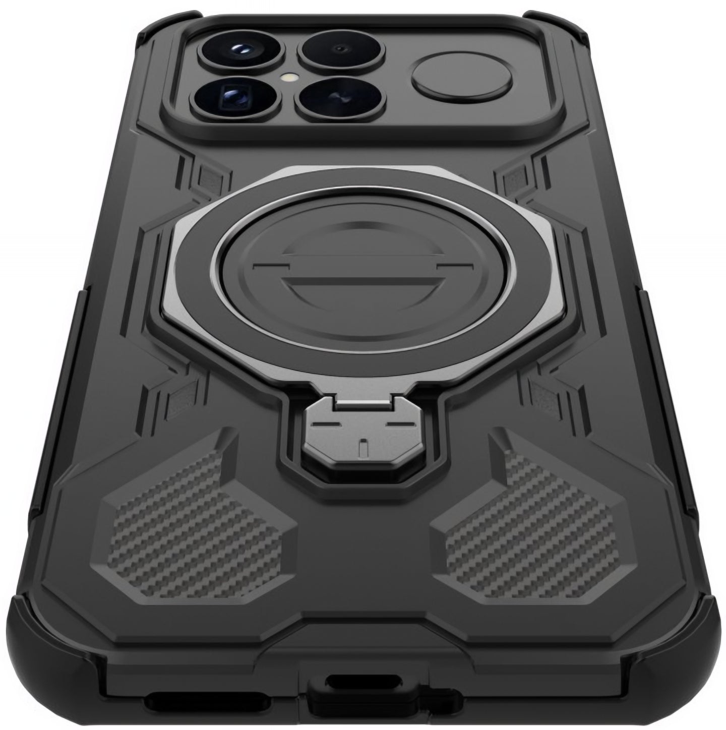 Ovitek MagSafe za Xiaomi Poco F8 Ultra, Tech-Protect, TacticStand, Mat Črna