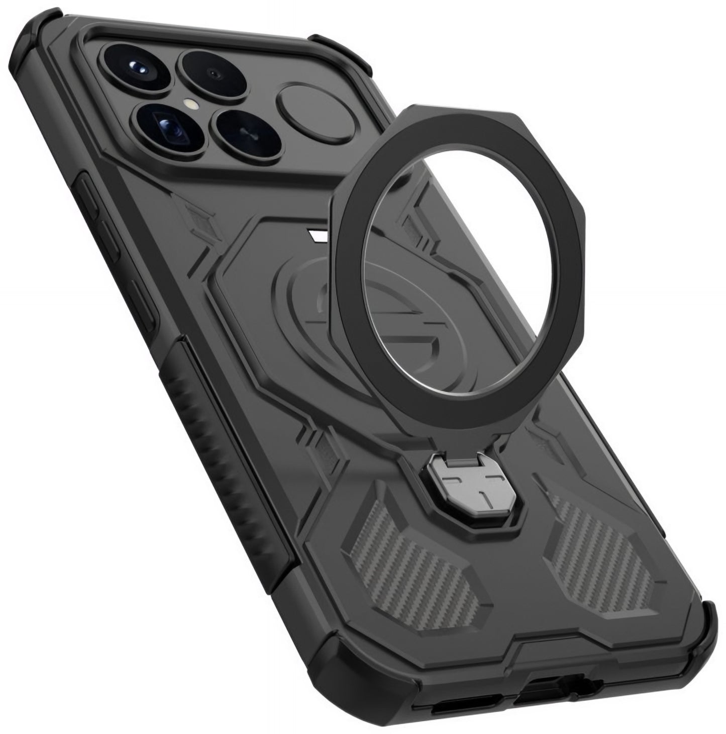 Ovitek MagSafe za Xiaomi Poco F8 Ultra, Tech-Protect, TacticStand, Mat Črna