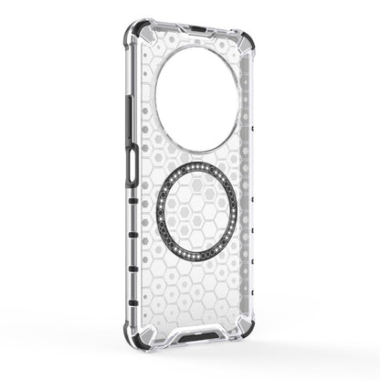 MagSafe ovitek za Xiaomi Poco C75 / Redmi 14C, Techsuit, HoneyComb Shield, Bela