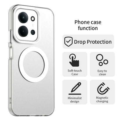 MagSafe ovitek za Xiaomi Poco C85 4G / Redmi 15C 5G / 15C 4G, Techsuit, CandyCase, Bela