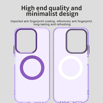 MagSafe ovitek za Xiaomi Poco C85 4G / Redmi 15C 5G / 15C 4G, Techsuit, CandyCase, Vijolična