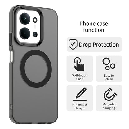 MagSafe ovitek za Xiaomi Poco C85 4G / Redmi 15C 5G / 15C 4G, Techsuit, CandyCase, Črn
