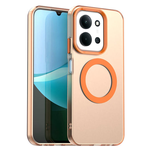 MagSafe ovitek za Xiaomi Poco C85 4G / Redmi 15C 5G / 15C 4G, Techsuit, CandyCase, Oranžen