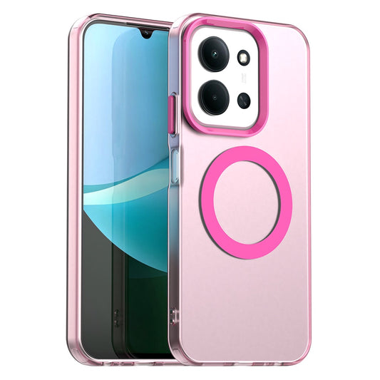 MagSafe ovitek za Xiaomi Poco C85 4G / Redmi 15C 5G / 15C 4G, Techsuit, CandyCase, roza