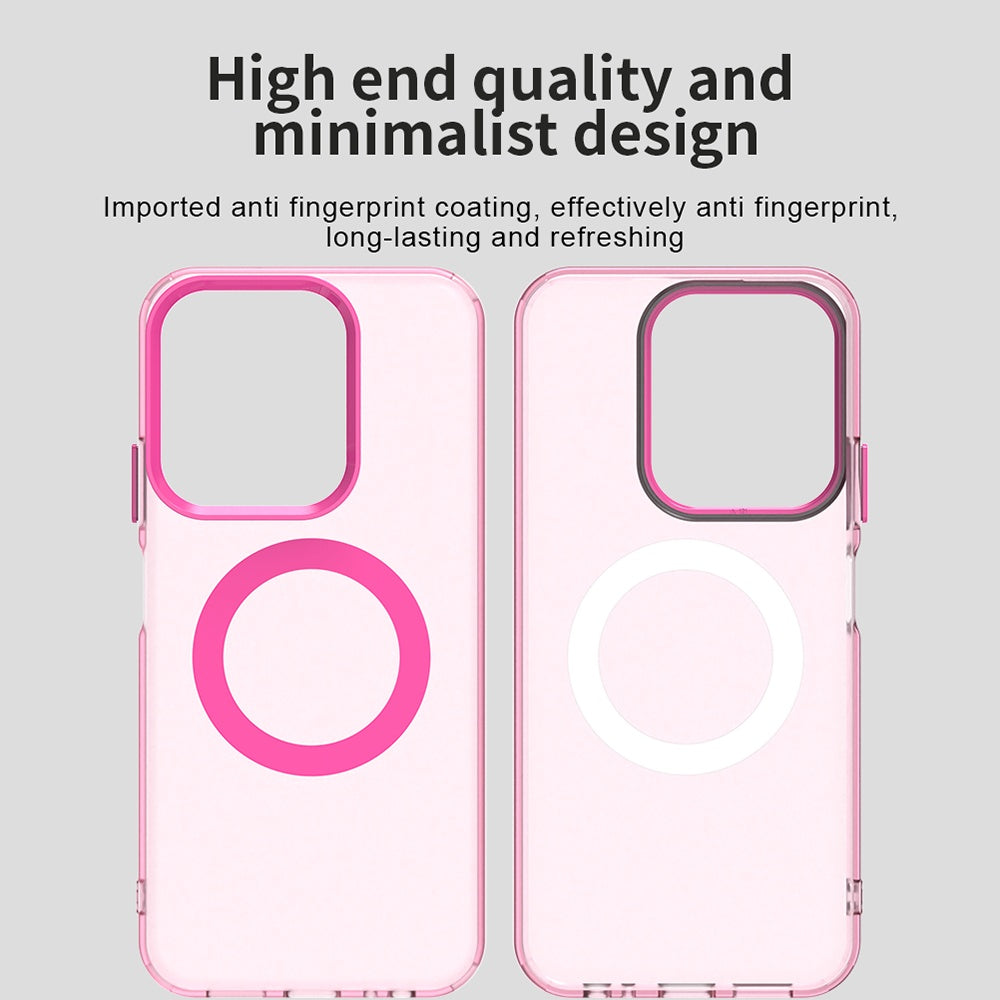 MagSafe ovitek za Xiaomi Poco C85 4G / Redmi 15C 5G / 15C 4G, Techsuit, CandyCase, roza