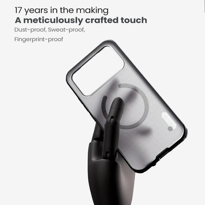 MagSafe ovitek za Xiaomi Poco F8 Ultra, Nillkin, Super Shield Pro, Črno prozoren