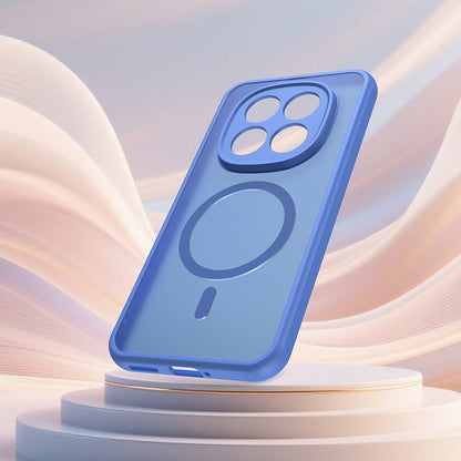 Ovitek MagSafe za Xiaomi Poco M8 Pro / Redmi Note 15 Pro+ 5G, Techsuit, HaloFrost II, Modra