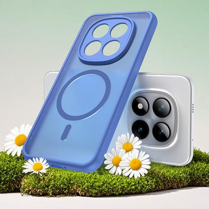 Ovitek MagSafe za Xiaomi Poco M8 Pro / Redmi Note 15 Pro+ 5G, Techsuit, HaloFrost II, Modra