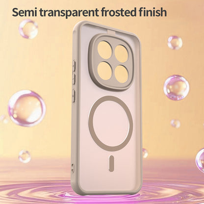 Ovitek MagSafe za Xiaomi Poco M8 Pro / Redmi Note 15 Pro+ 5G, Techsuit, HaloFrost II, Zlat