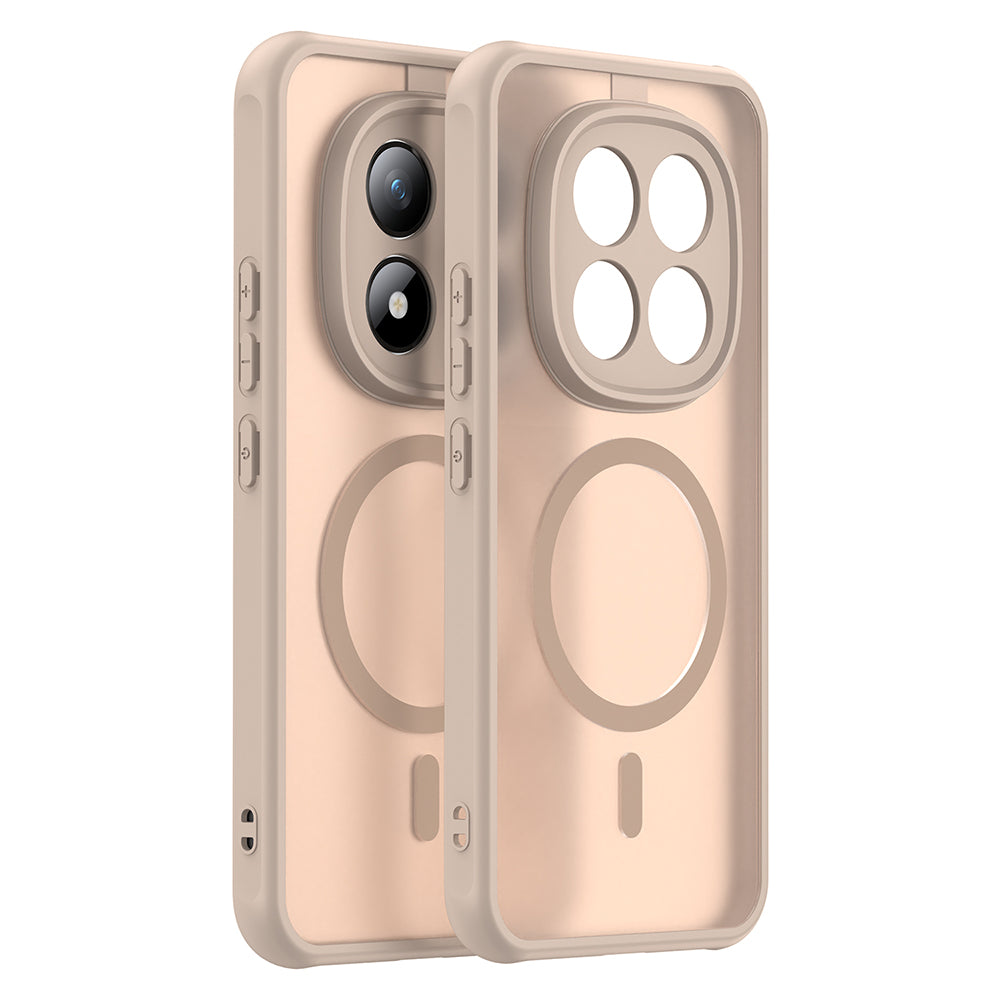 Ovitek MagSafe za Xiaomi Poco M8 Pro / Redmi Note 15 Pro+ 5G, Techsuit, HaloFrost II, Zlat