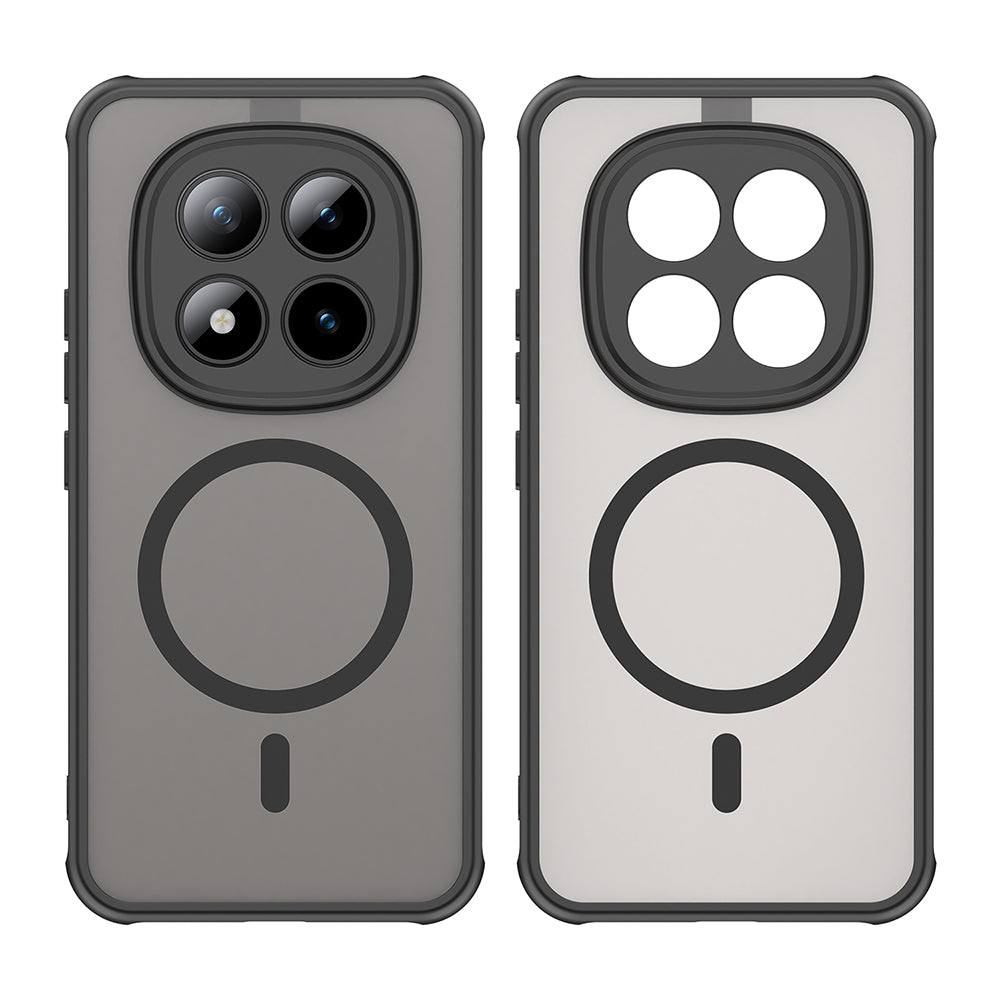 Ovitek MagSafe za Xiaomi Poco M8 Pro / Redmi Note 15 Pro+ 5G, Techsuit, HaloFrost II, Črn