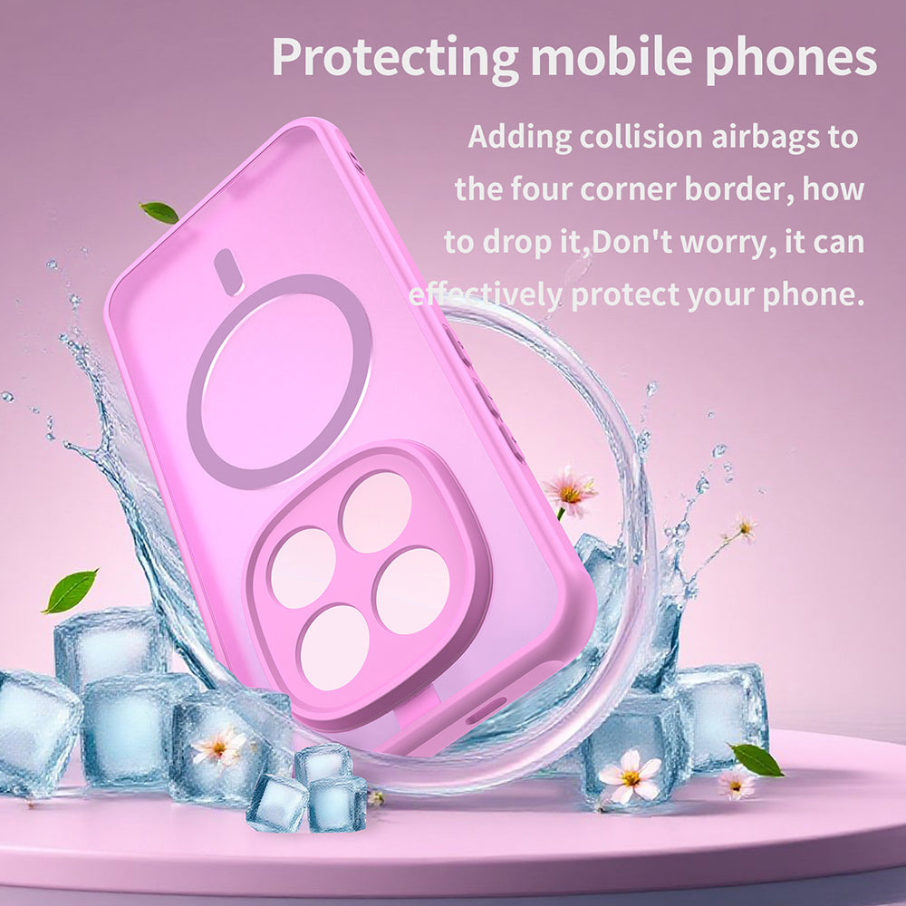 MagSafe ovitek za Xiaomi Poco M8 Pro / Redmi Note 15 Pro+ 5G, Techsuit, HaloFrost II, Roza