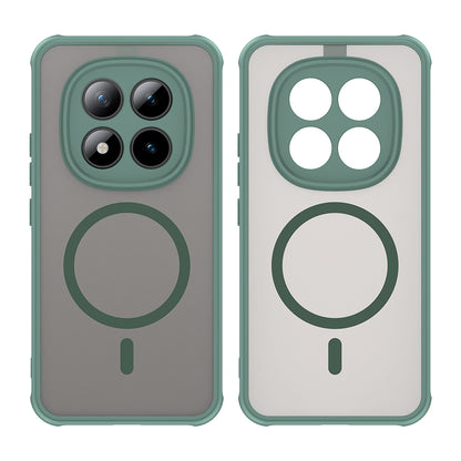 Ovitek MagSafe za Xiaomi Poco M8 Pro / Redmi Note 15 Pro+ 5G, Techsuit, HaloFrost II, Zelen