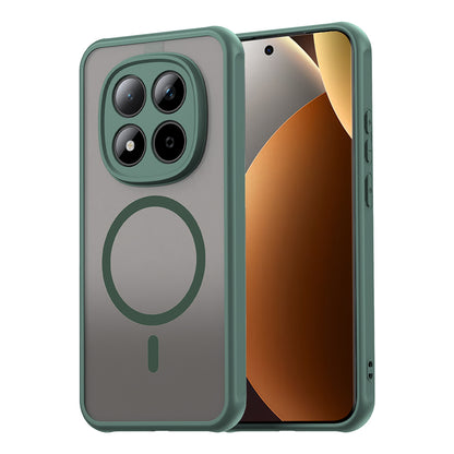 Ovitek MagSafe za Xiaomi Poco M8 Pro / Redmi Note 15 Pro+ 5G, Techsuit, HaloFrost II, Zelen