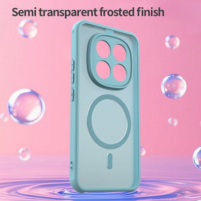 MagSafe Case for Xiaomi Poco M8 Pro / Redmi Note 15 Pro+ 5G, Techsuit, HaloFrost II, Light Green