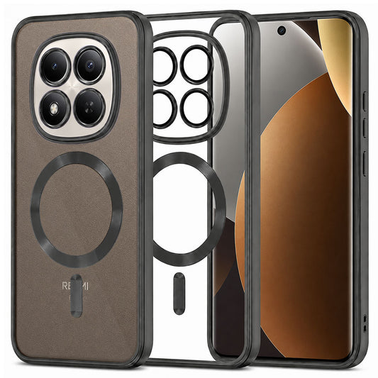 Ovitek MagSafe za Xiaomi Poco M8 Pro / Redmi Note 15 Pro+ 5G, Techsuit, Luxury Crystal, Črn