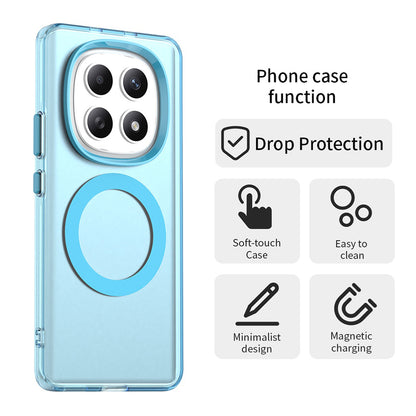 Ovitek MagSafe za Xiaomi Poco M8 / Redmi Note 15 5G / Note 15 4G, Techsuit, CandyCase, Modra