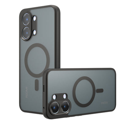 MagSafe ovitek za Xiaomi Poco X8 Pro Max, Techsuit, PureFrost, Črna satenasta
