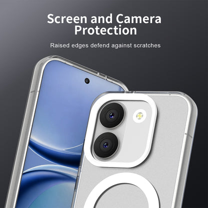 MagSafe ovitek za Xiaomi Poco X8 Pro, Techsuit, CandyCase, Bela
