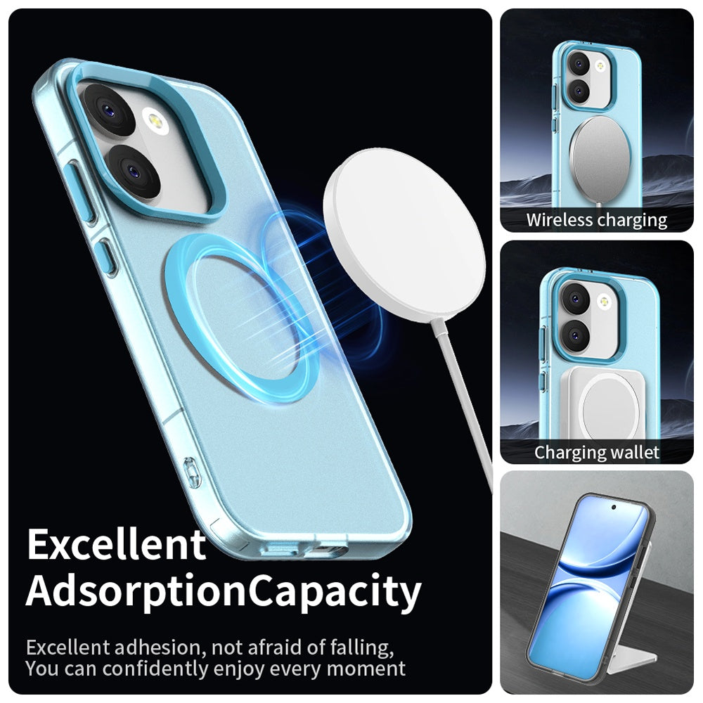 MagSafe ovitek za Xiaomi Poco X8 Pro, Techsuit, CandyCase, modra