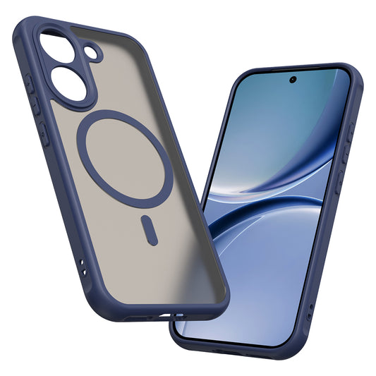 Ovitek MagSafe za Xiaomi Poco X8 Pro, Techsuit, HaloFrost II, temno moder