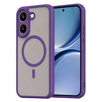 Ovitek MagSafe za Xiaomi Poco X8 Pro, Techsuit, HaloFrost II, vijoličen