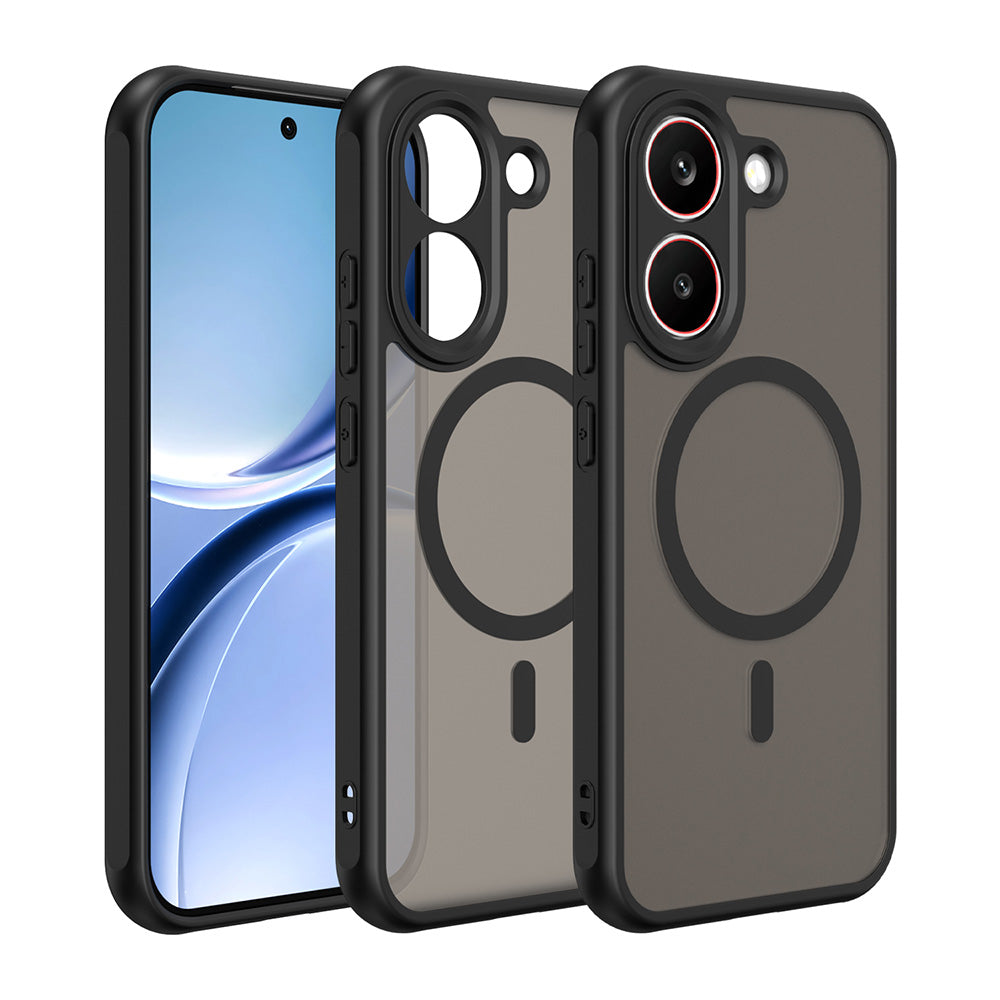 Ovitek MagSafe za Xiaomi Poco X8 Pro, Techsuit, HaloFrost II, Črn