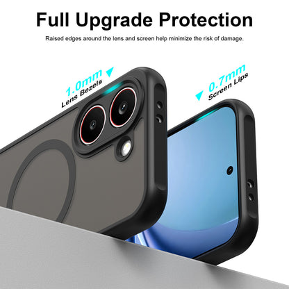 Ovitek MagSafe za Xiaomi Poco X8 Pro, Techsuit, HaloFrost II, roza