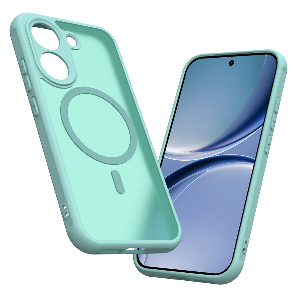 Ovitek MagSafe za Xiaomi Poco X8 Pro, Techsuit, HaloFrost II, Svetlo zelena