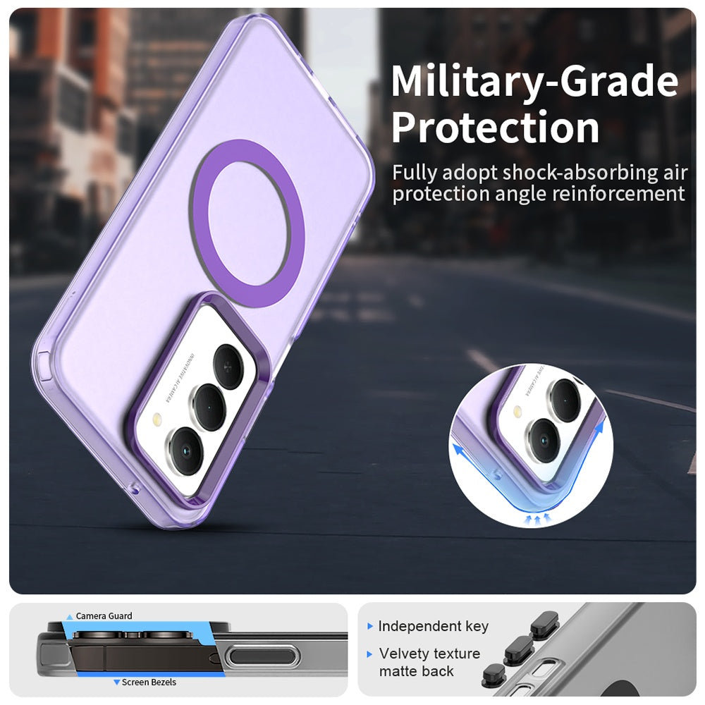 Ovitek MagSafe za Xiaomi Redmi 15 5G / 15 4G, Techsuit, CandyCase, Vijolična