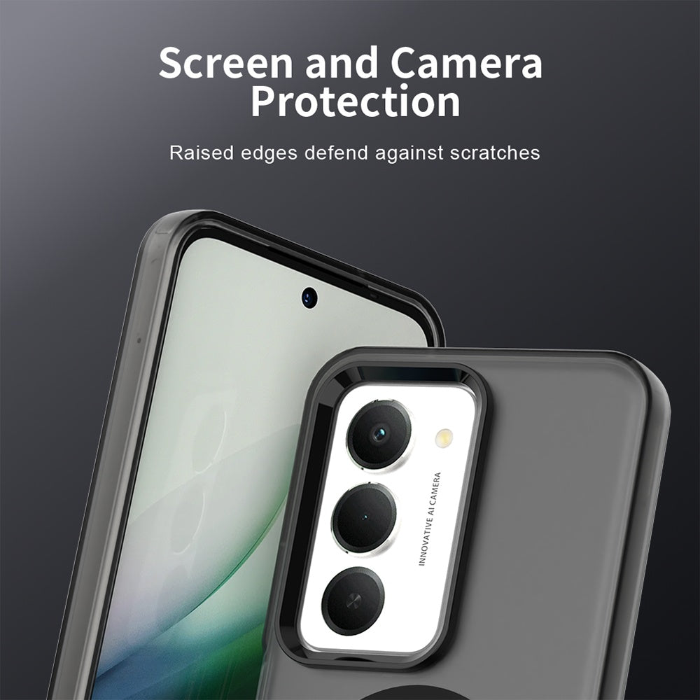 Ovitek MagSafe za Xiaomi Redmi 15 5G / 15 4G, Techsuit, CandyCase, Črna