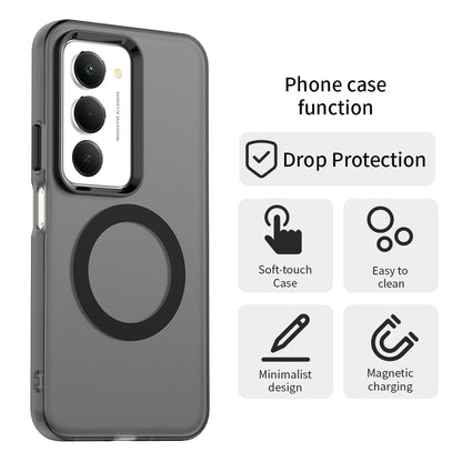 Ovitek MagSafe za Xiaomi Redmi 15 5G / 15 4G, Techsuit, CandyCase, Črna