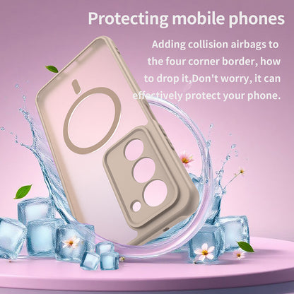 Ovitek MagSafe za Xiaomi Redmi 15 5G / 15 4G, Techsuit, HaloFrost II, Zlat.